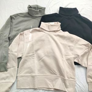 Three Zara High Collar Sweatshirt